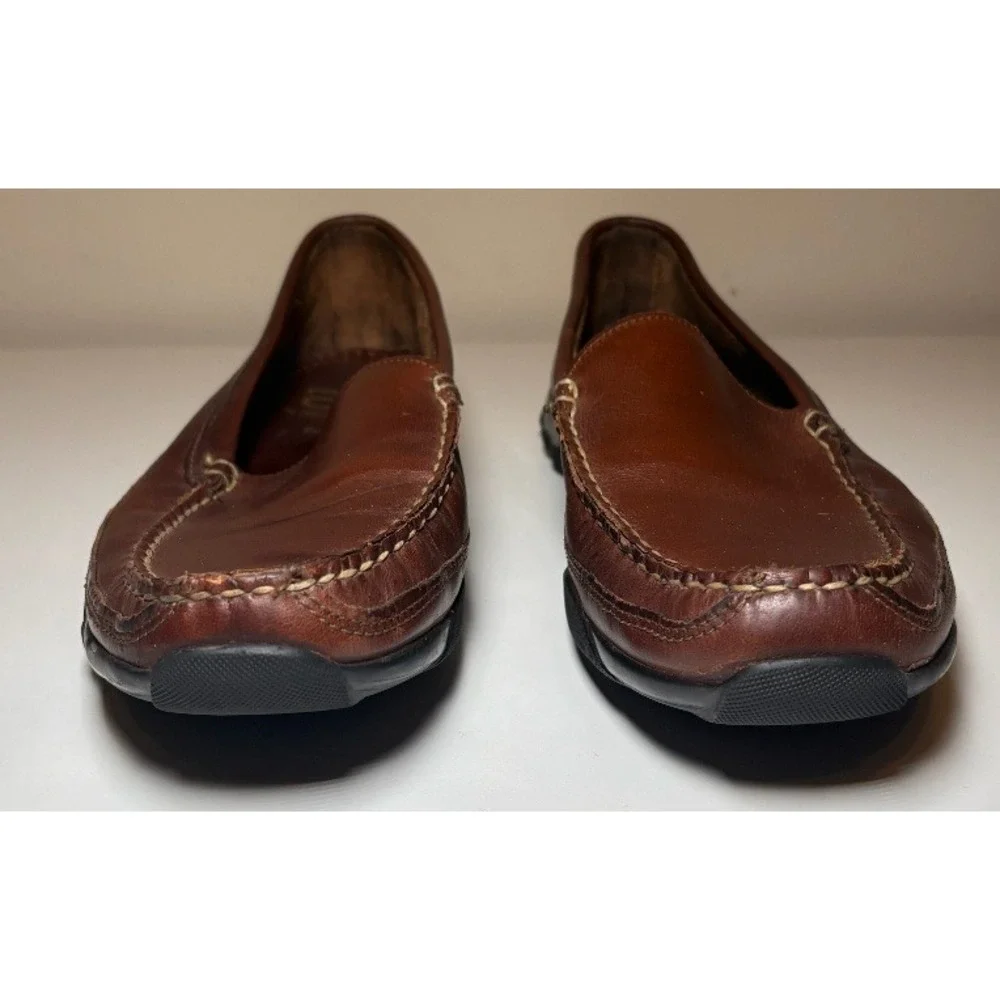 Allen Edmonds 'BOULDER' Leather Loafer Shoes | Brown | Size 10.5